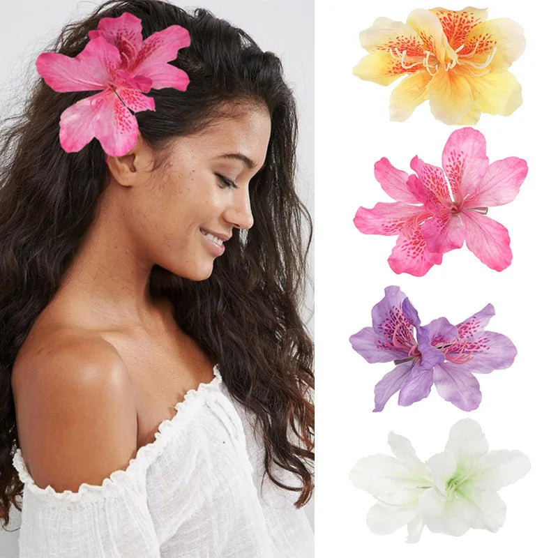 Colorful Canna Flowers Samll Hair Clips