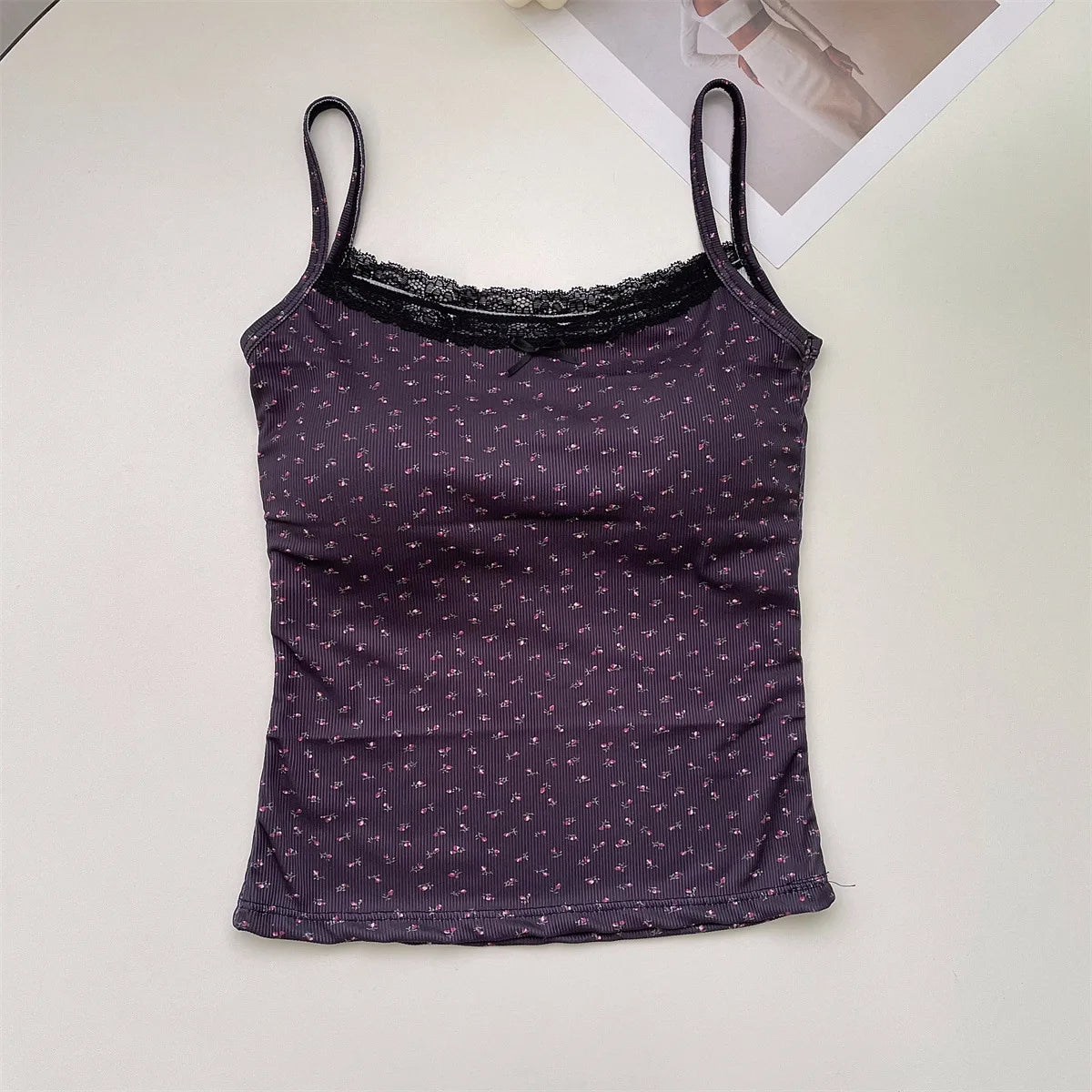 Summer Crop Top - Bow Backless Cami, Y2k Streetwear