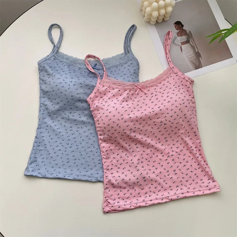 Summer Crop Top - Bow Backless Cami, Y2k Streetwear