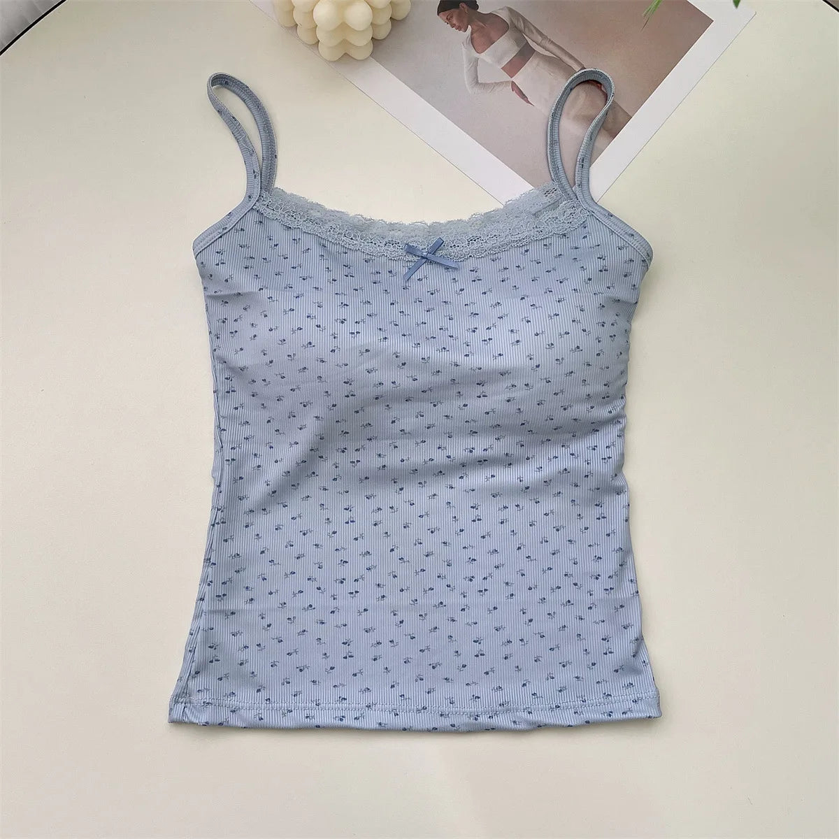 Summer Crop Top - Bow Backless Cami, Y2k Streetwear