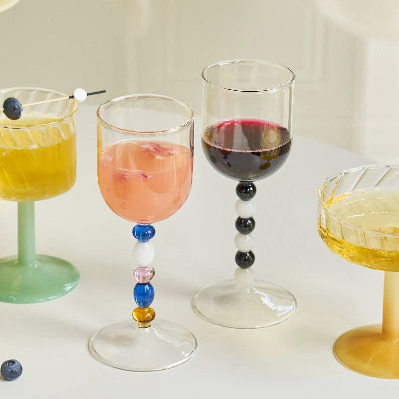 Summer Drink Glasses - Champagne, Wine, Beer & Cocktail Cups