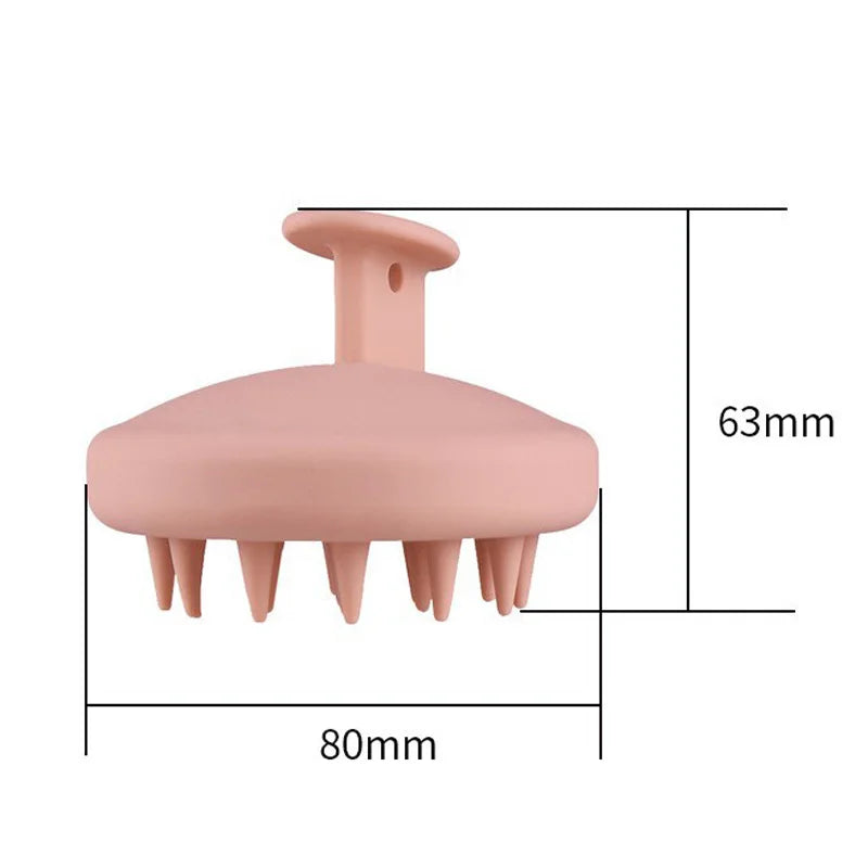Silicone Scalp Massage Shampoo Brush/Hair Scrubber
