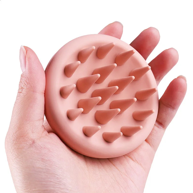 Silicone Scalp Massage Shampoo Brush/Hair Scrubber