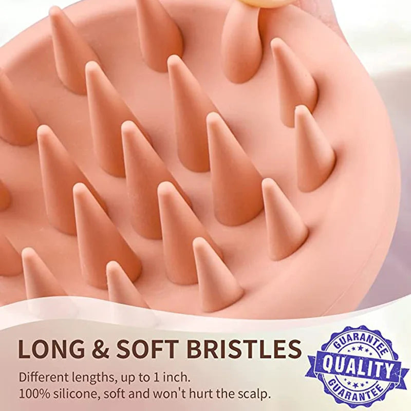 Silicone Scalp Massage Shampoo Brush/Hair Scrubber