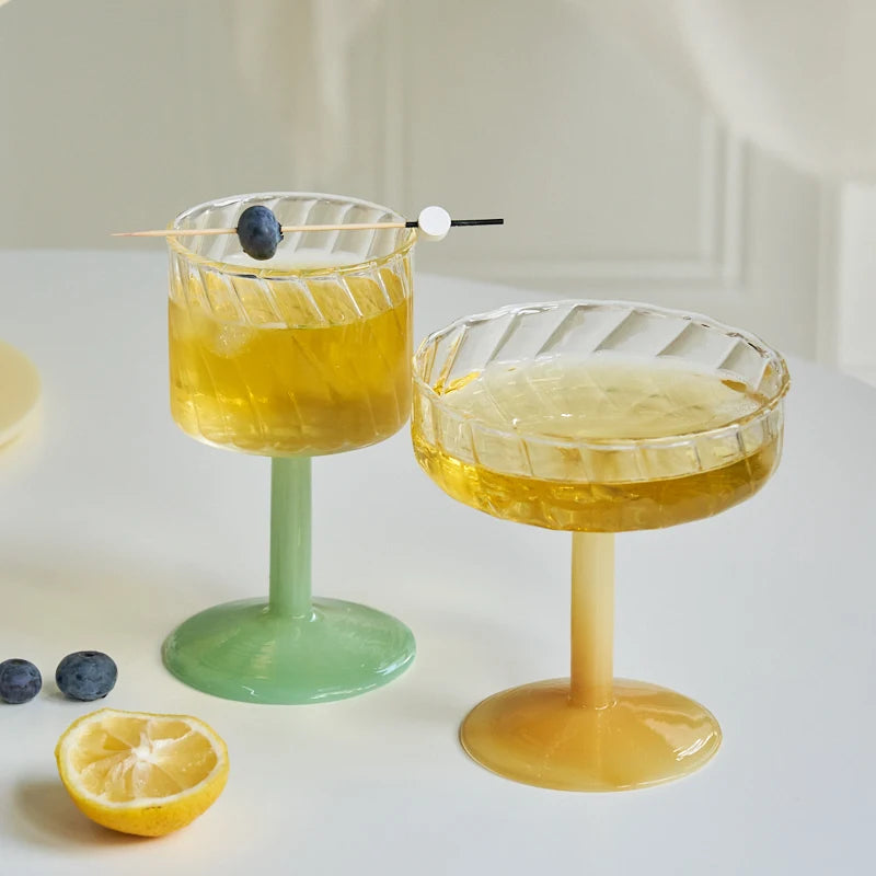 Summer Drink Glasses - Champagne, Wine, Beer & Cocktail Cups