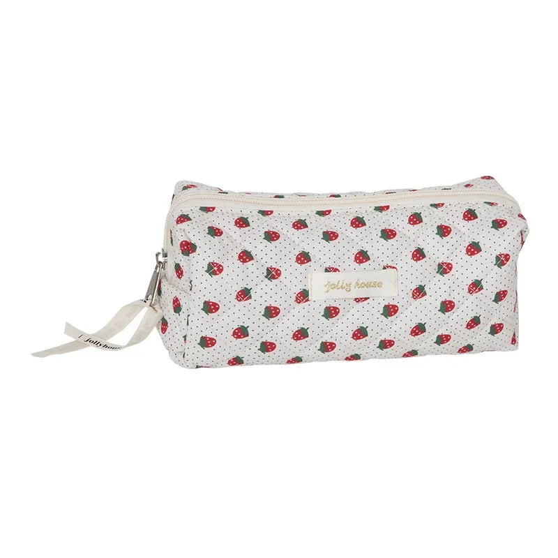 Chic Floral Pencil Case Aesthetic