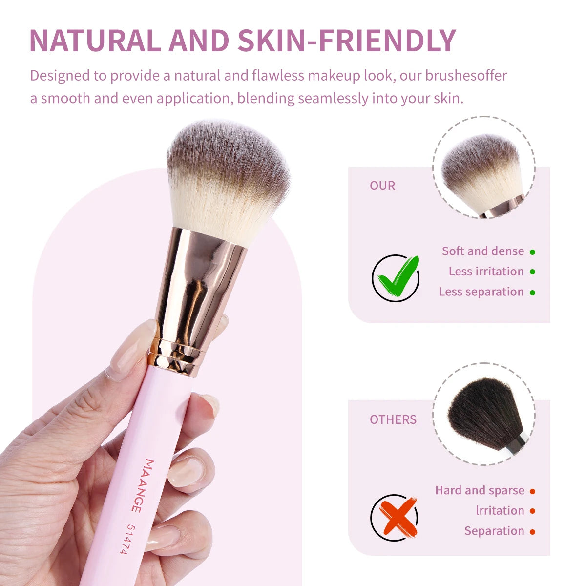 MAANGE 7PCS Makeup Brush