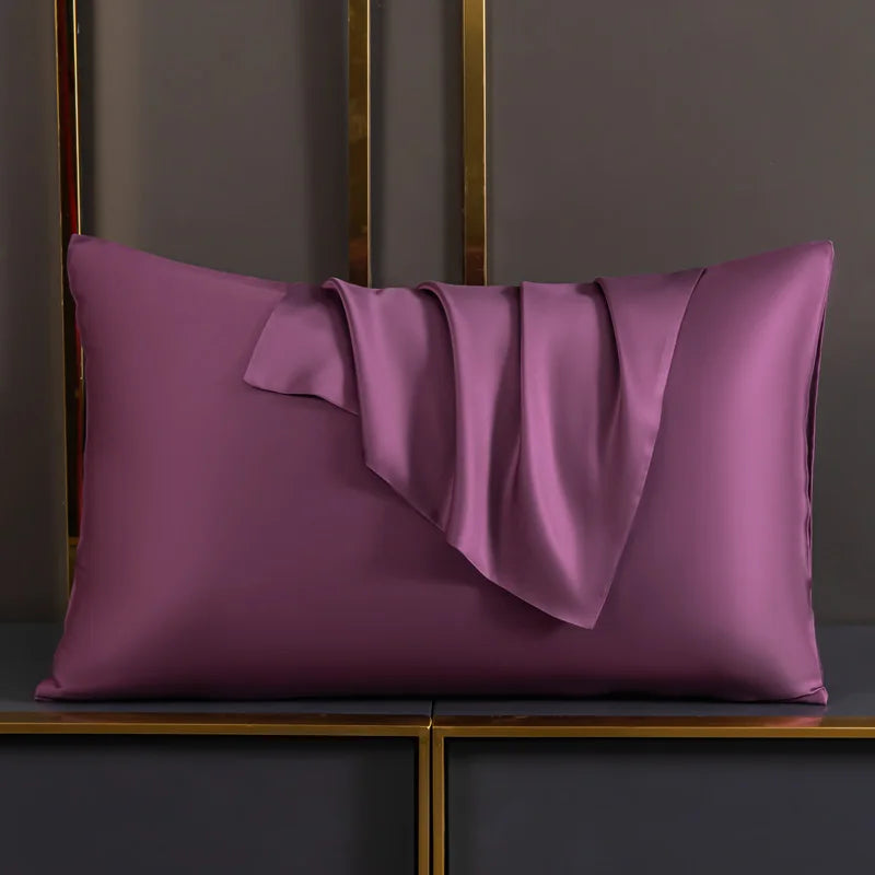 Mulberry Silk Pillowcase Solid Color Natural Silk Pillow Cover High