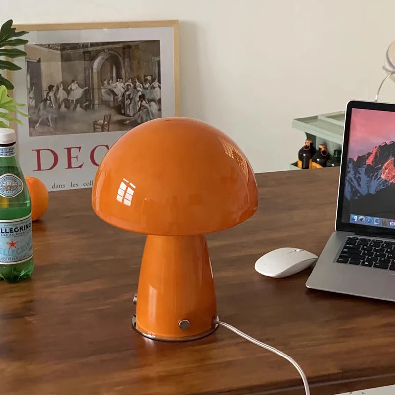 Italian Designer Cute Mushroom Decorative Table Lamp girl Desk