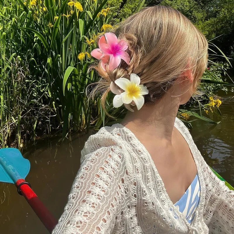 Flower Hair Clips Hawaii Beach Claws Bohemian Hairpin