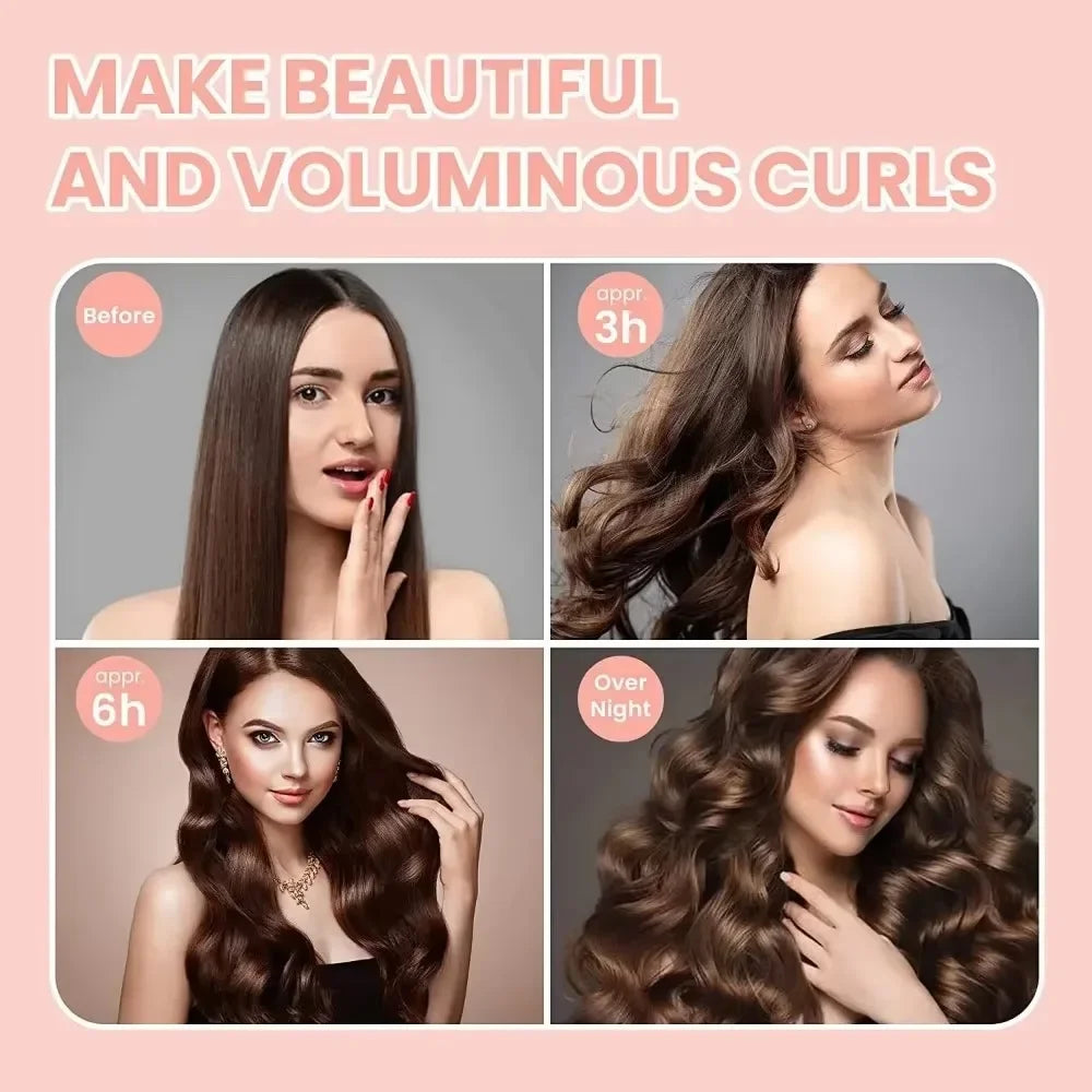 Hair Heatless Curls Beauty