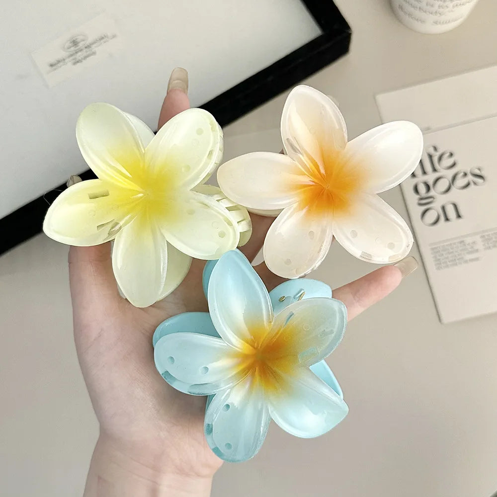 Flower Hair Clips Hawaii Beach Claws Bohemian Hairpin