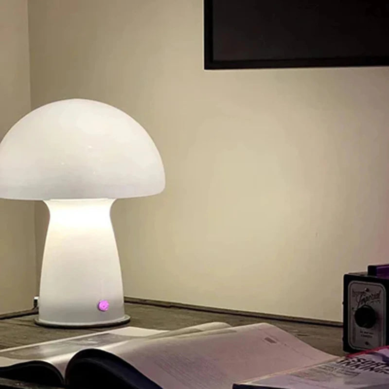 Italian Designer Cute Mushroom Decorative Table Lamp girl Desk