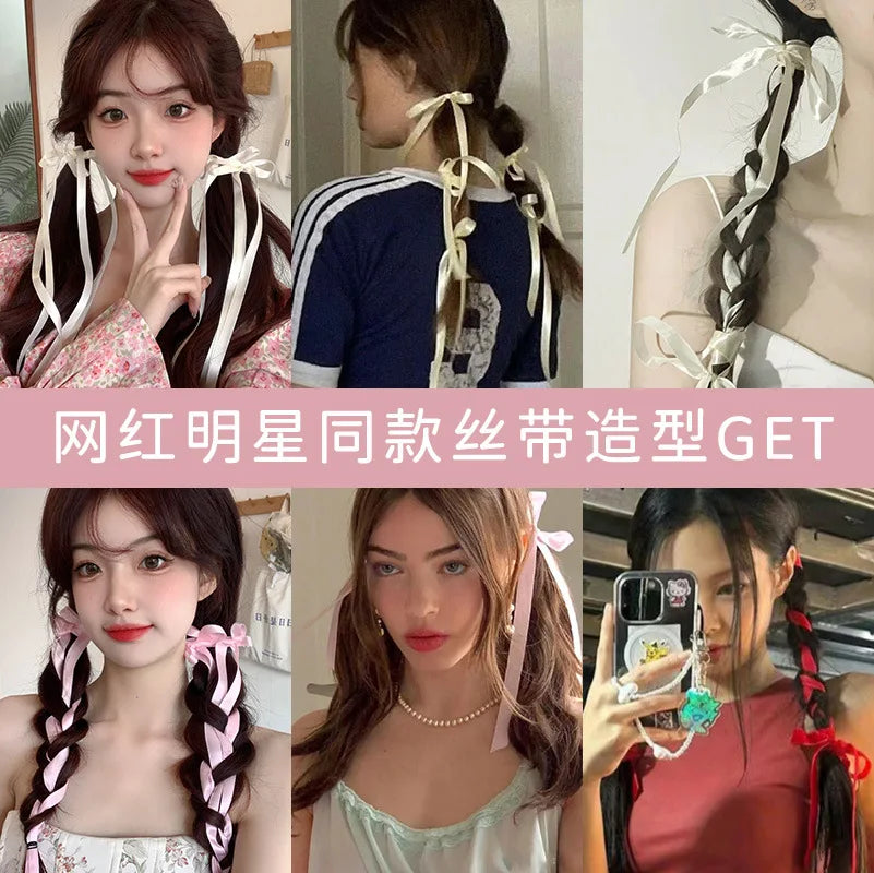 Cloth Ribbon Hair Clip Clamp