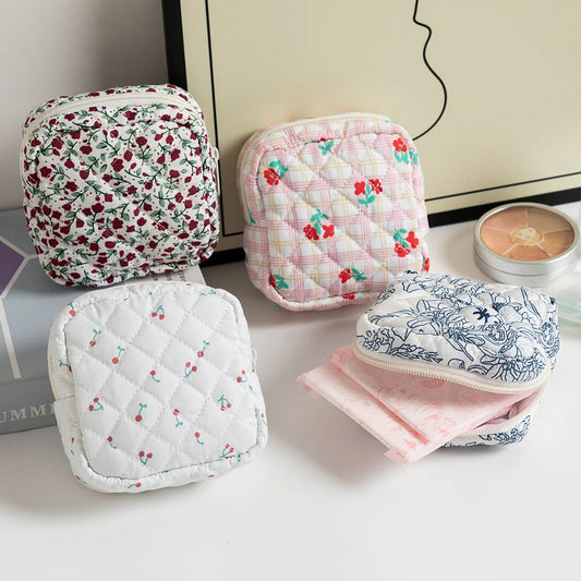 Korean Sanitary Napkin Storage Bags Girls Cartoon