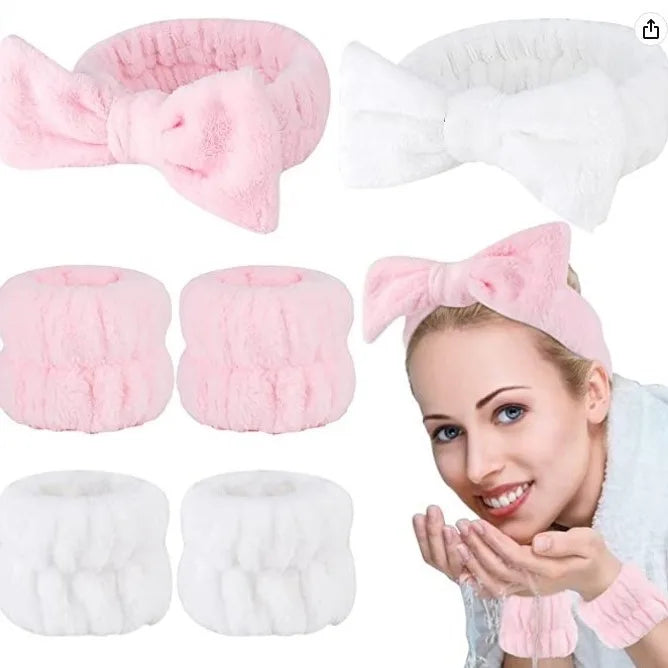 Sponge Headbands for Women Girls Puffy Hair Band Makeup Bubble