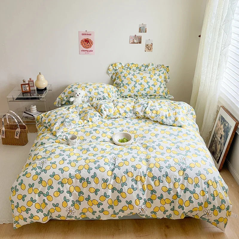 Duvet Cover Double Bed edredom casal Breathable Quilt Cover