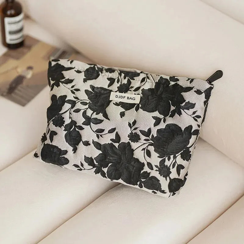 Women's Makeup Bag Classical Flowers Large Capacity Cosmetic