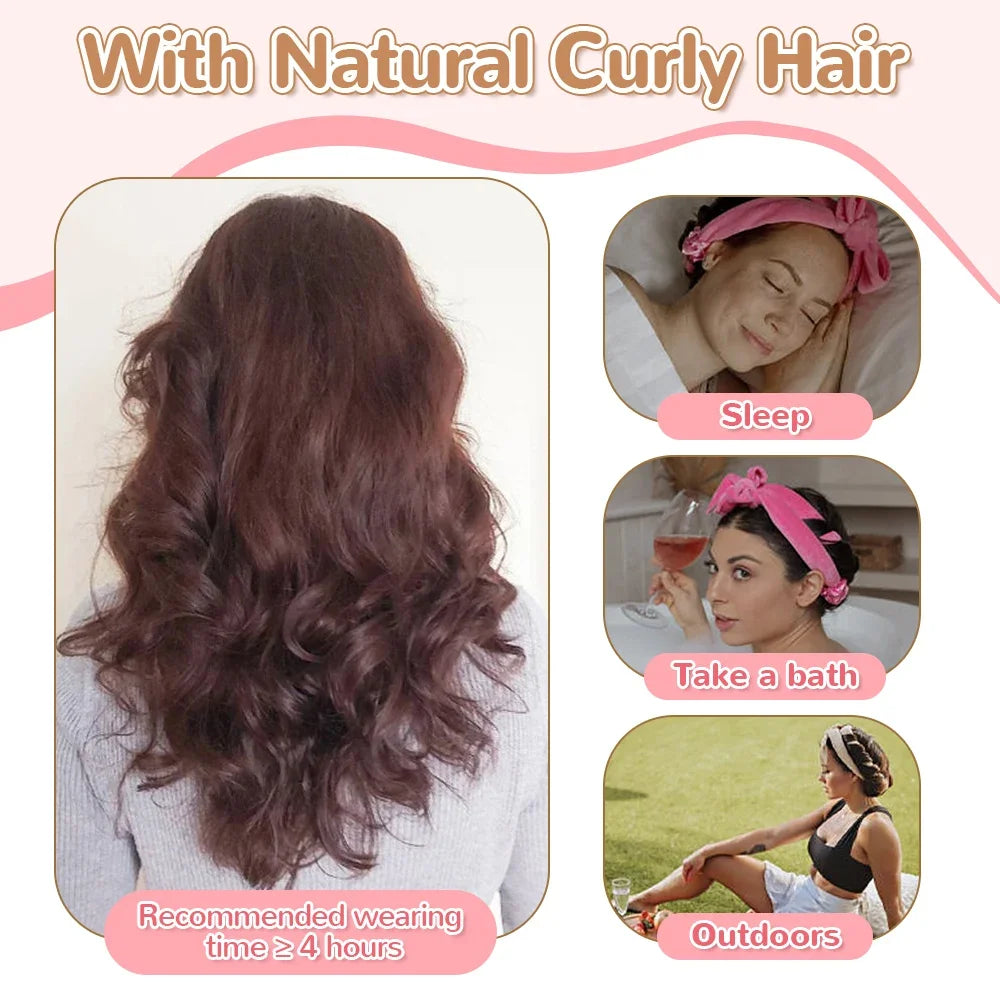 Curler Heatless Curling Rod Headband Wave Formers Sleeping Soft Curl