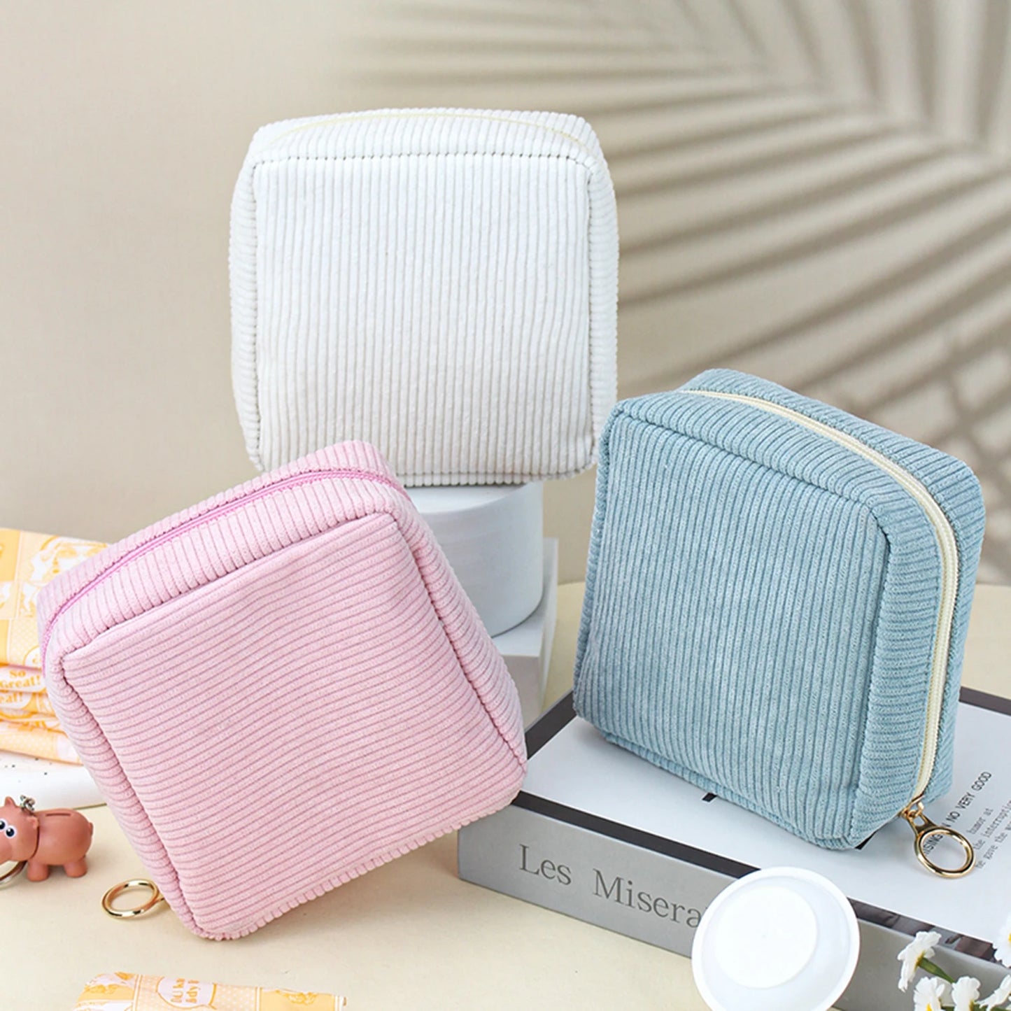 Portable Small Multi-layer Cosmetic Bag Travel