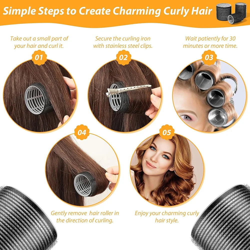 Hair Rollers No Heat Hair Curlers Heatless