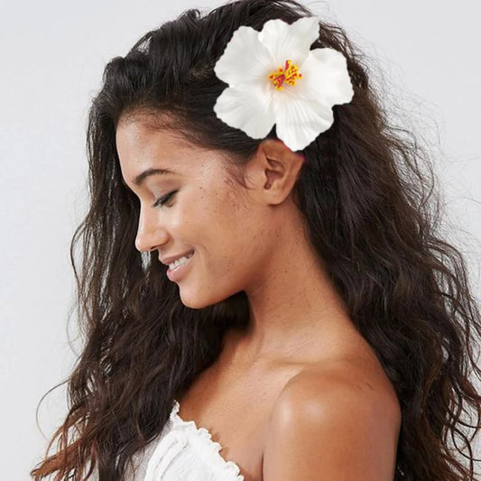 Hawaiian Flower Hair Clip